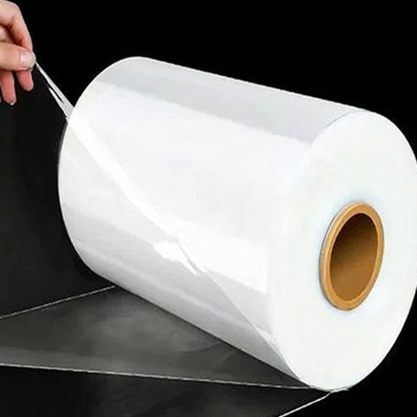 POF Material personalizado Centerfold Polyolefina Rollos de plástico Fim Fim para bebidas